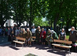 Хвилиною мовчання присутні вшанували пам’ять тих, хто загинув у роки війни...